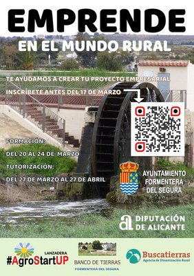 Curso de emprendimiento agrario en Formentera del Segura