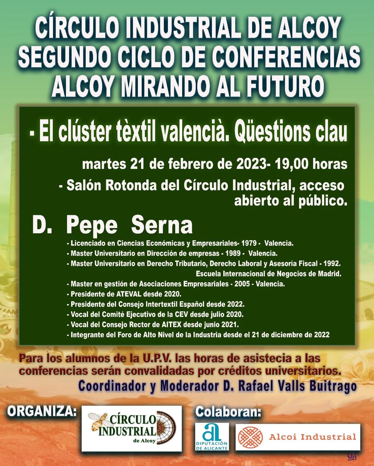 Conferencia El clúster Tèxtil Valencià. Qüestions clau