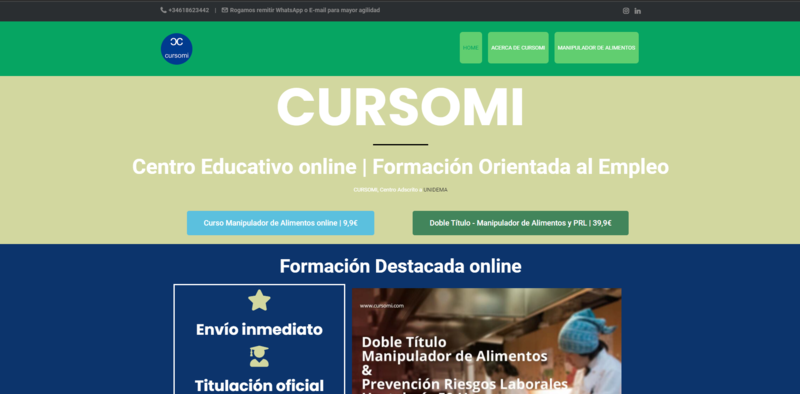 Cursomi presenta su nueva web para mejorar la experiencia de aprendizaje en lnea!
