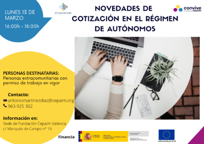 Taller: Novedades de cotización en el régimen de autónomos