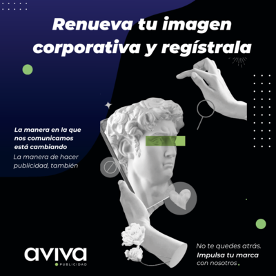 �10% Descuento! Renueva tu imagen corporativa y reg�strala con Aviva Publicidad