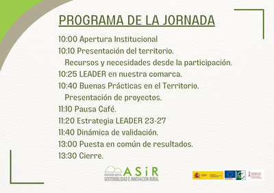 Jornada de Presentacin y Validacin de resultados de la nueva Estrategia de Desarrollo Rural