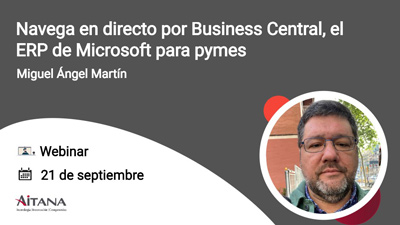 Navega en directo por Business Central, el ERP de Microsoft para pymes