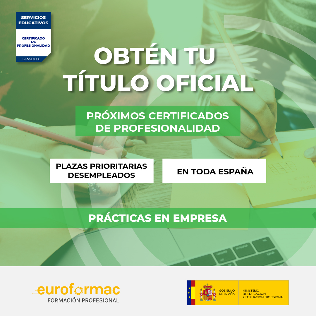 Cualificaciones profesionales para desempleados en toda España