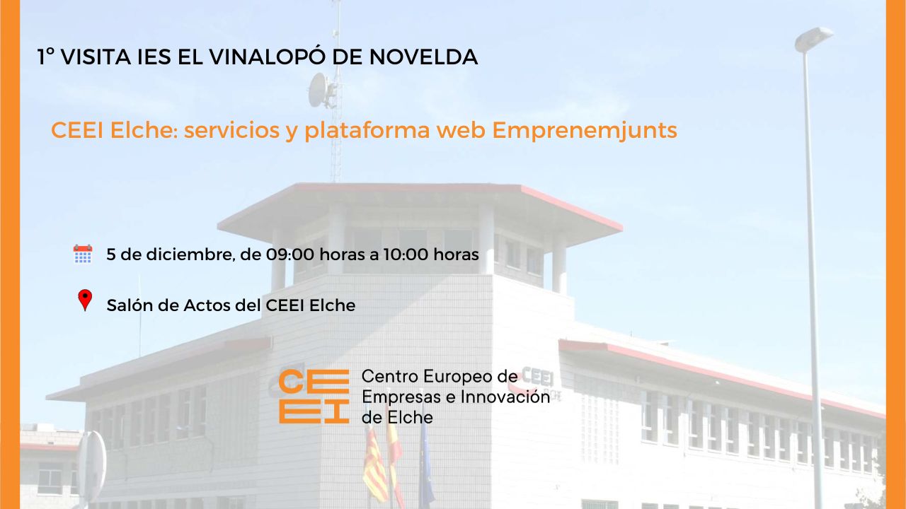 CEEI Elche: servicios y plataforma web Emprenemjunts (Grupo 1)