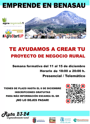 Curso de emprendimiento agrario en Benasau