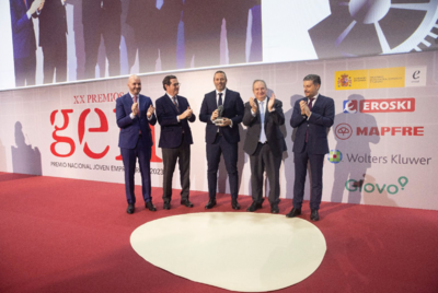 El valenciano Borja Pellicer, CEO de Bet Solar, ha recibido el Premio Nacional al Joven Empresario 2023