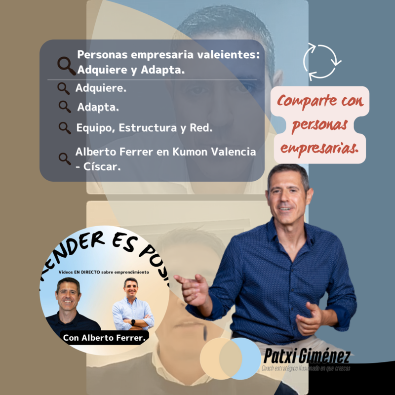 Personas empresarias Valientes: Adquiere y Adapta. índice.