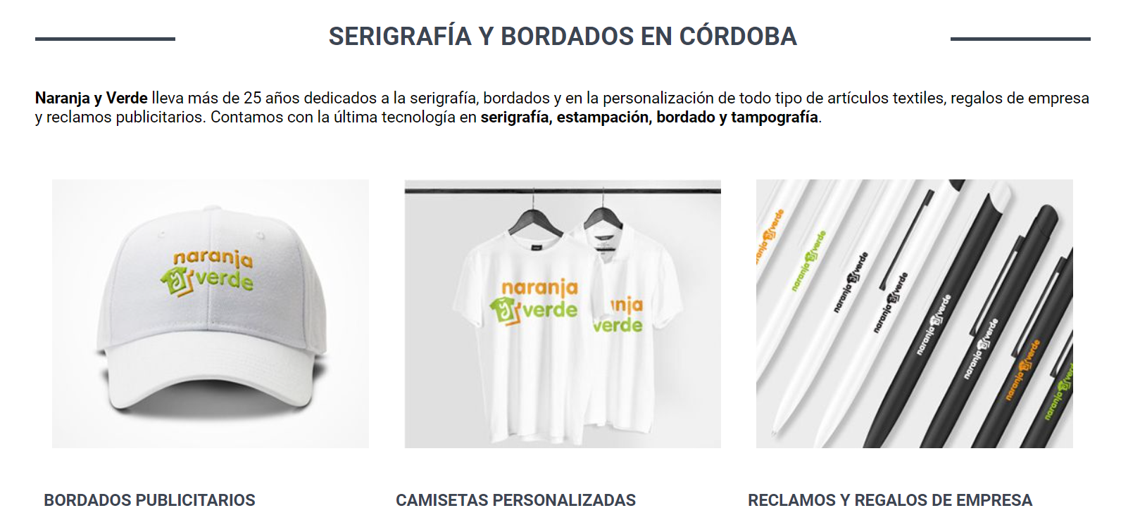 Naranja y Verde