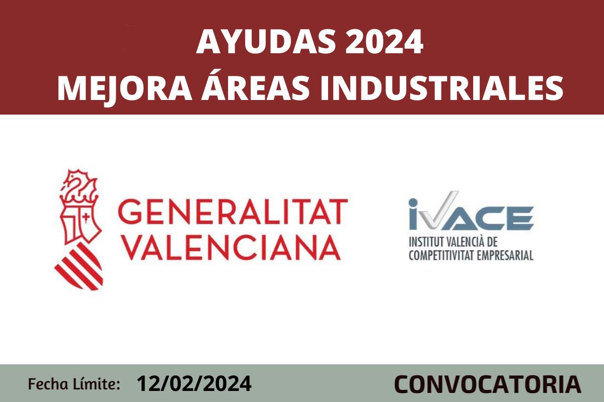 Mejoras áreas industriales IVACE 2024