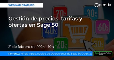Gestin de procesos, tarifas y ofertas en Sage 50
