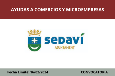 Bases legales Ayudas a comercios y microempresas 2023 Sedav�