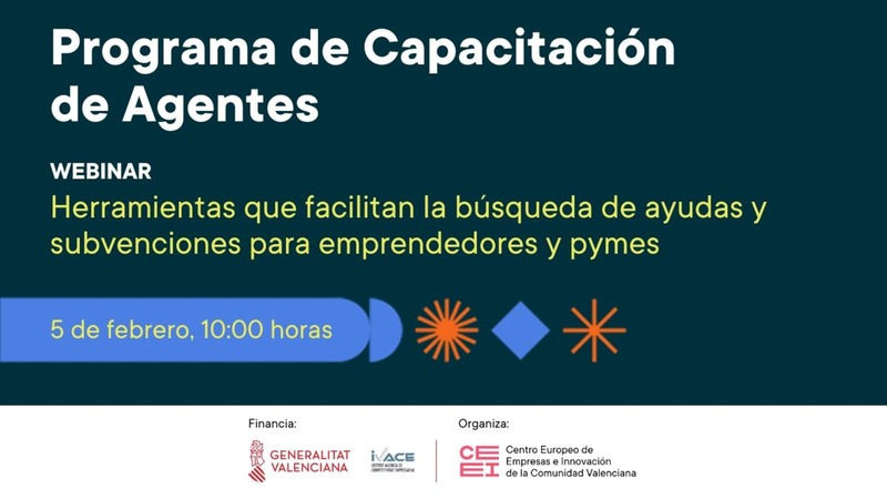 Presentación "Herramientas y recursos que facilitan la búsqueda de ayudas y subvenciones para emprendedores  y pymes" (Portada)