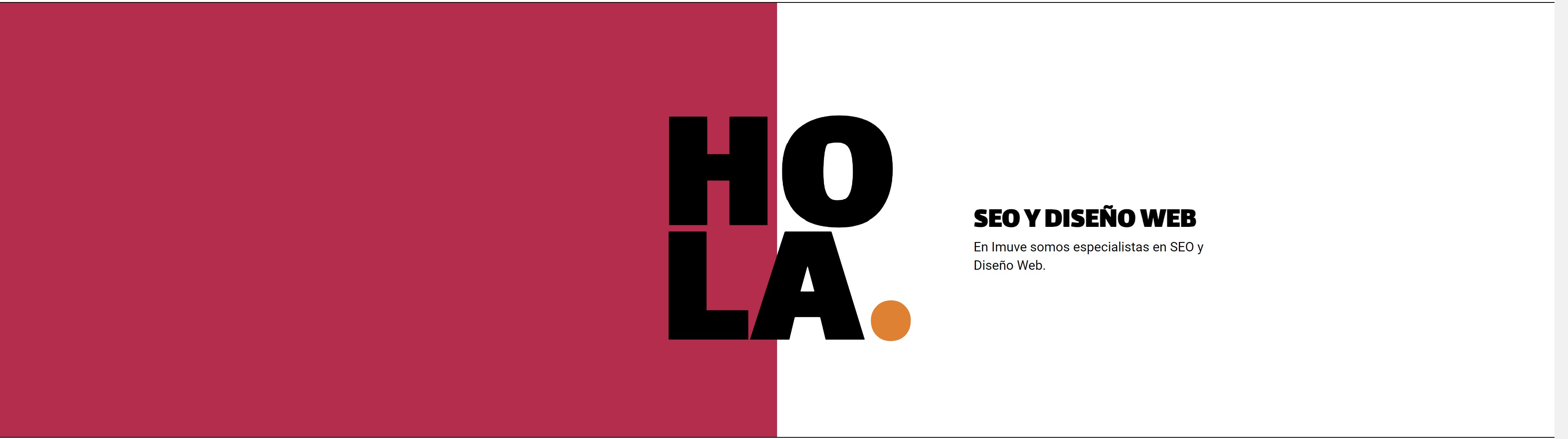 Imuve | Agencia SEO y diseño web