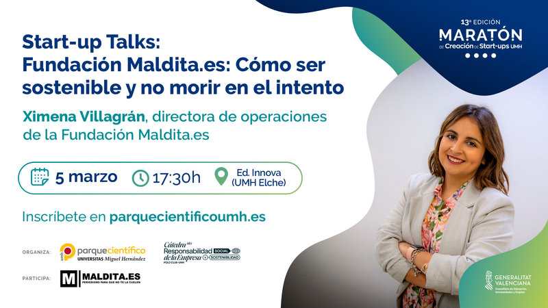 Start-up Talks 13 Maratn: Fundacin Maldita.es