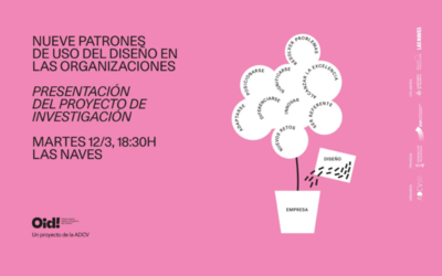 L'ADCV presenta els �Nou patrons de l'�s del disseny en les organitzacions� que impulsen la competitivitat empresarial