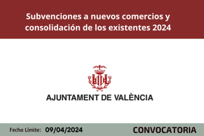 Subvenciones a nuevos comercios y consolidaci�n de los existentes 2024