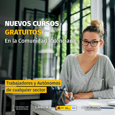 Cursos para trabajadores y autónomos de cualquier sector