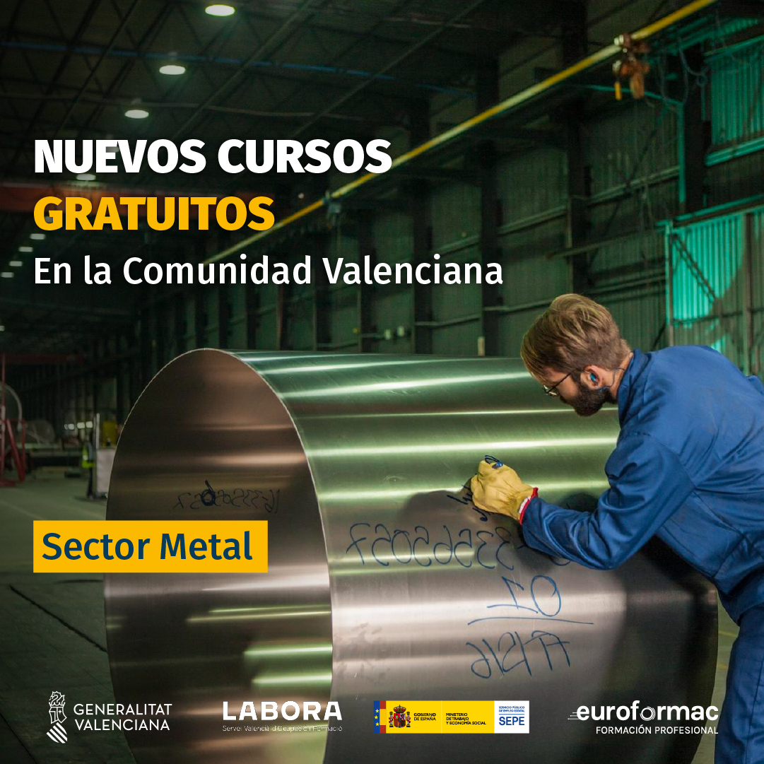 Cursos para trabajadores y autónomos del sector Metal