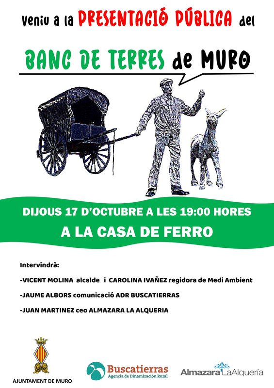 Presentaci�n del banco de tierras de muro