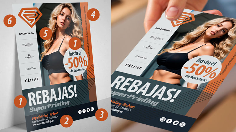 Com dissenyar un flyer atractiu i eficaç per a botigues de moda