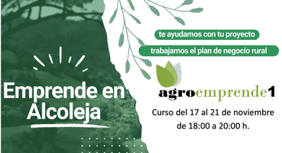 Curso de emprendimiento agrario en Alcoleja