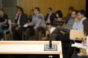 Asistentes interesados, durante la ponencia 