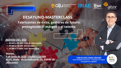 Desayuno-Masterclass: Fabricantes de �xito, gestores de futuro: protegiendo el margen y el talento