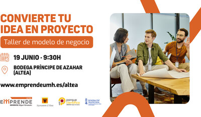 Convierte tu idea en proyecto | Altea Emprende 2026