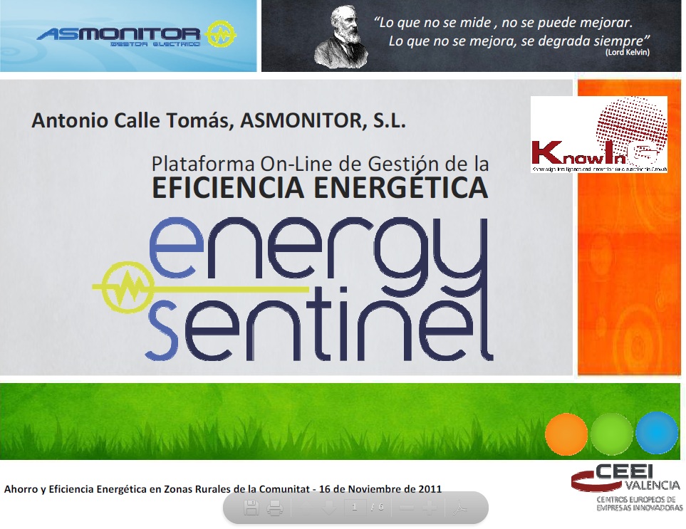 Casos pr�cticos en entornos rurales: gesti�n del consumo energ�tico