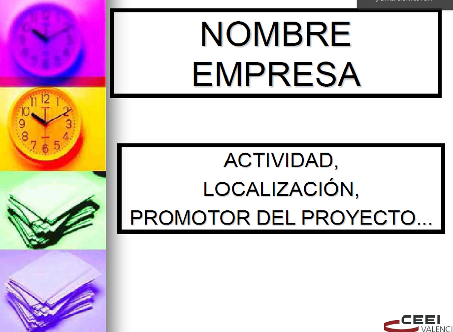 presentaci�n proyectos a inversores