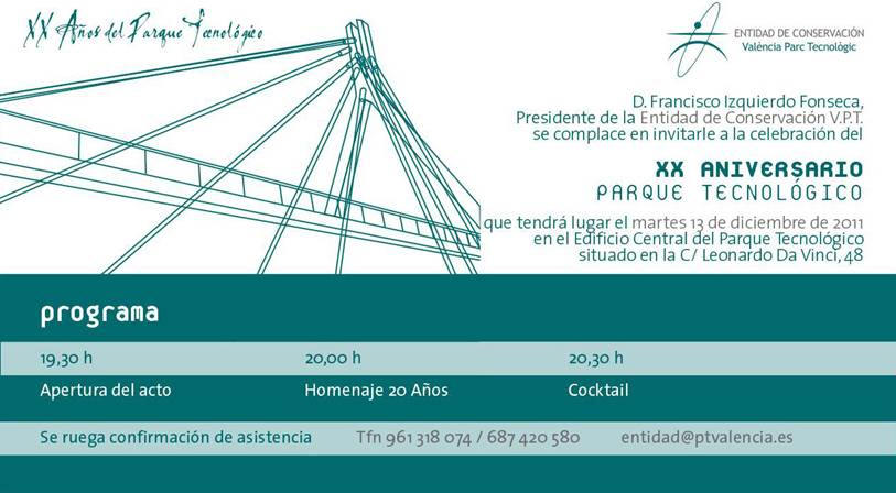 XX Aniversario Parque Tecnologico