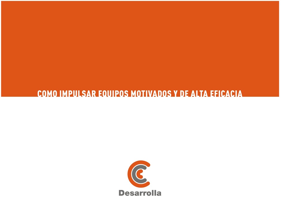 ponencia desarrolla equipos motivados y de alta eficacia portada