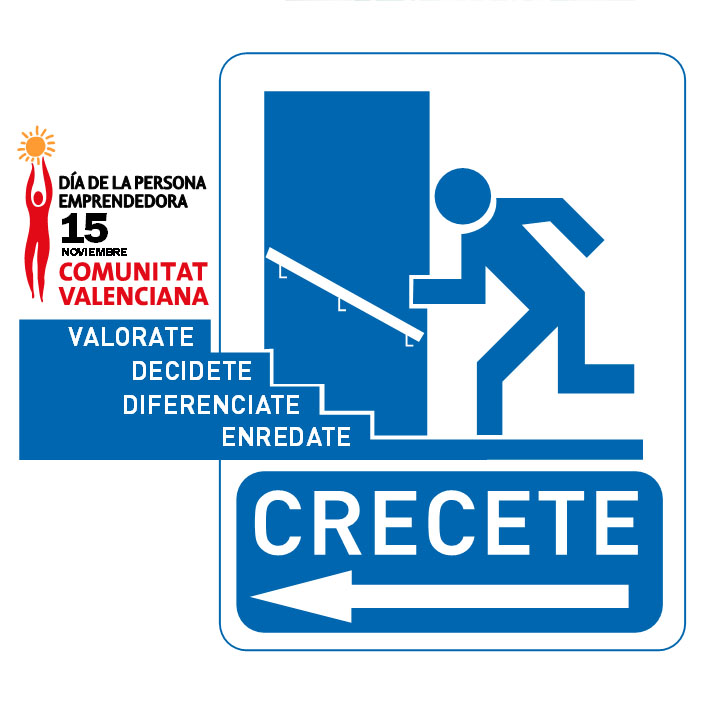 Lema-mensaje Crecete. Imagen #DPECV2012