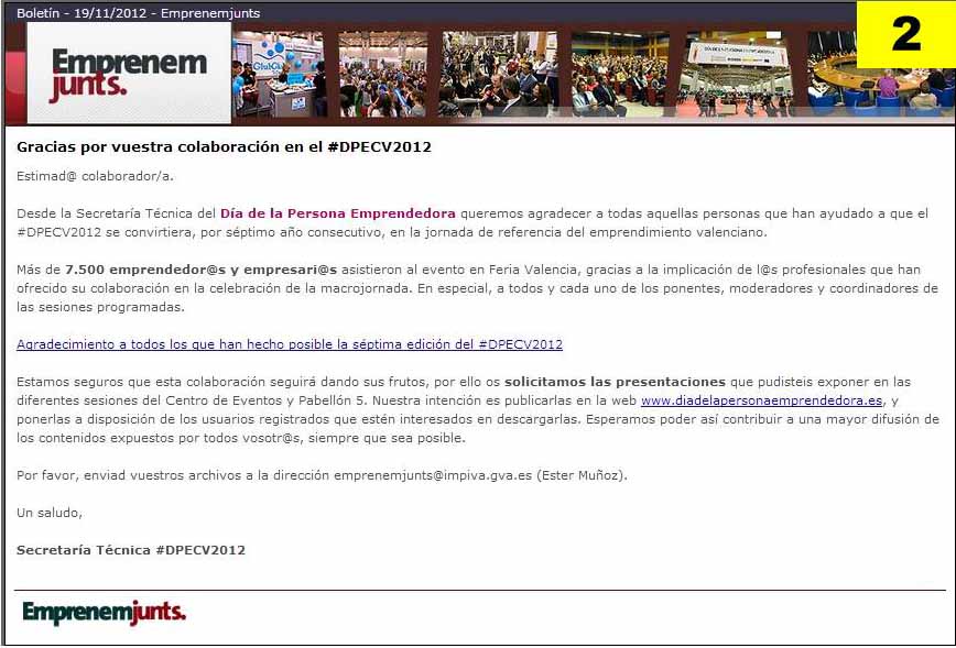 9.1. Boletines. Modelo circular