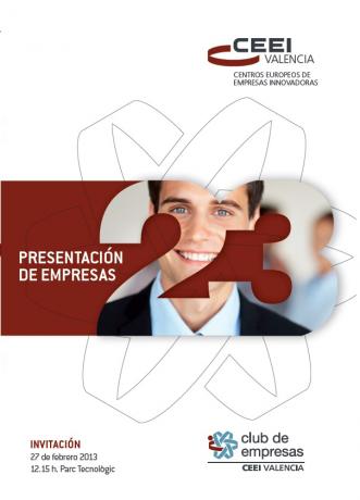 Invitaci�n 23 Presentaci�n Empresas CEEI Valencia