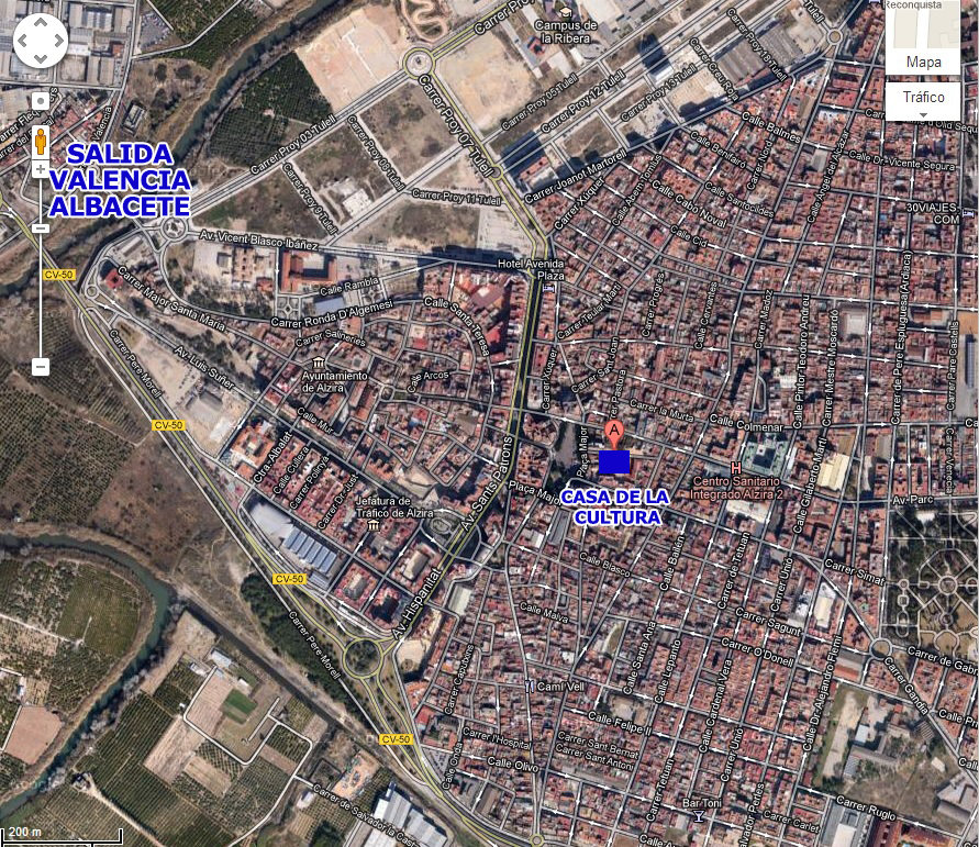 Mapa Alzira 01 - Enrédate Valencia 2013 Alzira