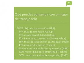 Qu� puedes conseguir con un lugar de trabajo feliz