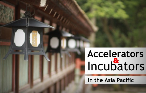 Accelerators and incubators. Asia Pacific