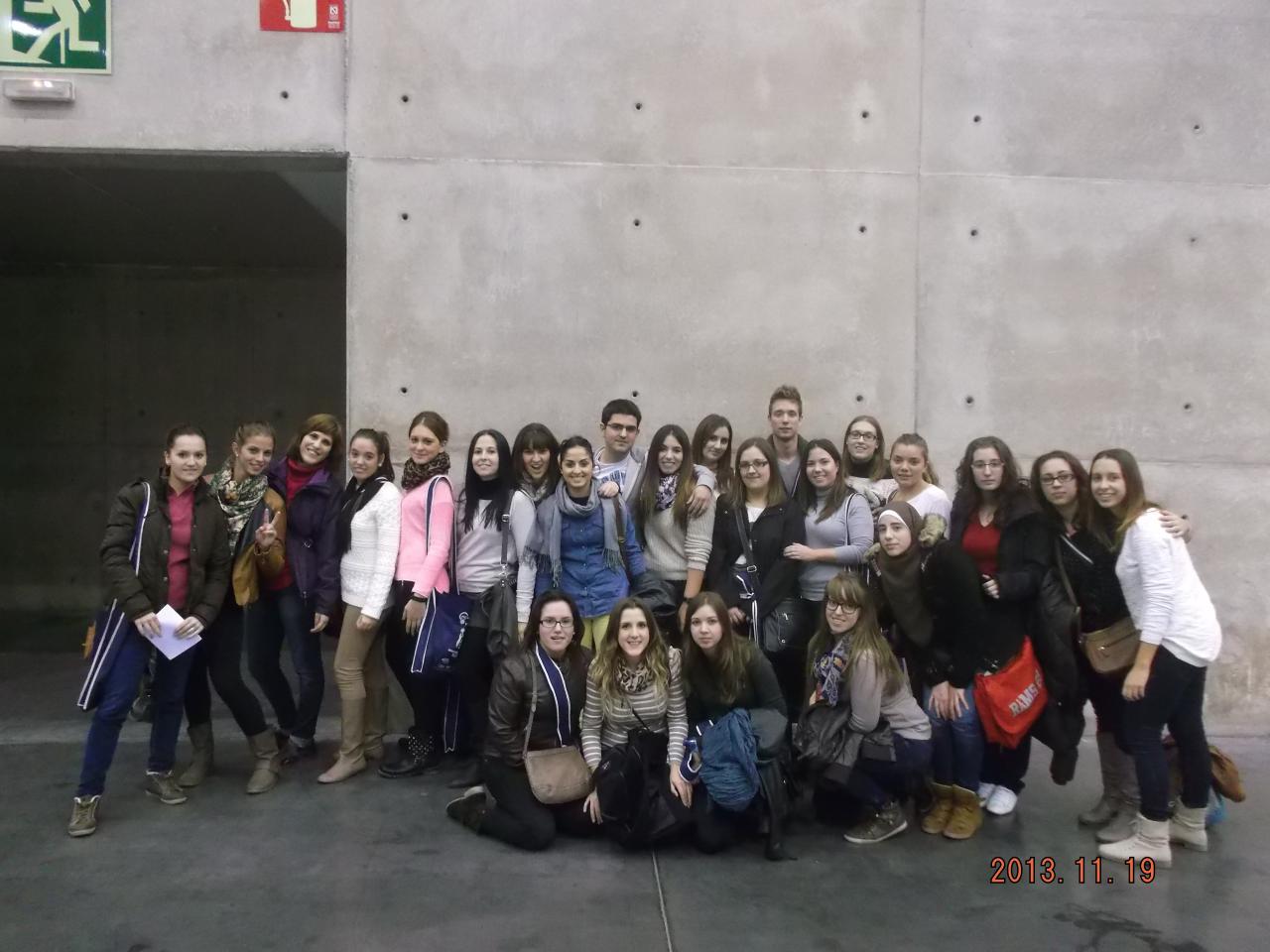 Alunos del CIPFP La Costera en el dia de la persona emprendedora