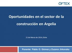 Oportunidades en el sector de la construcción en Argelia
