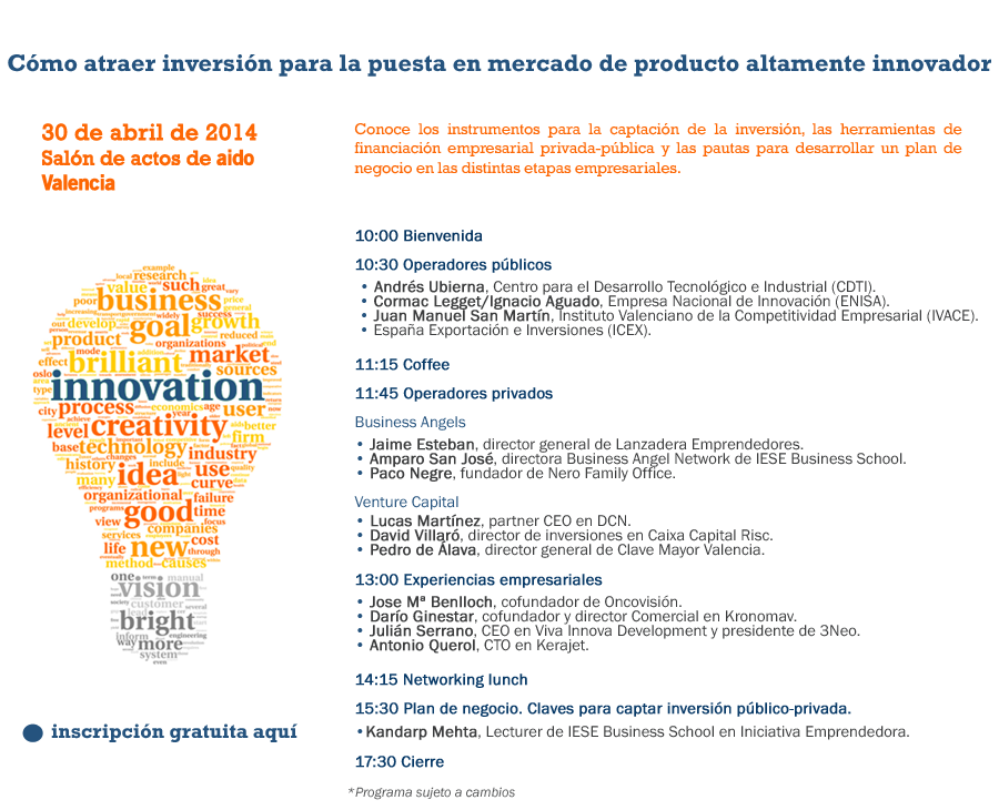 Programa Jornada AIDO 30 abril