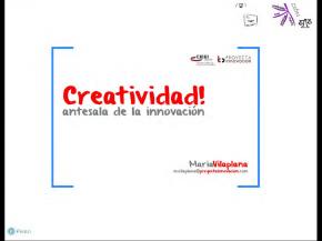portada ponencia creatividad, antesala de la innovacion