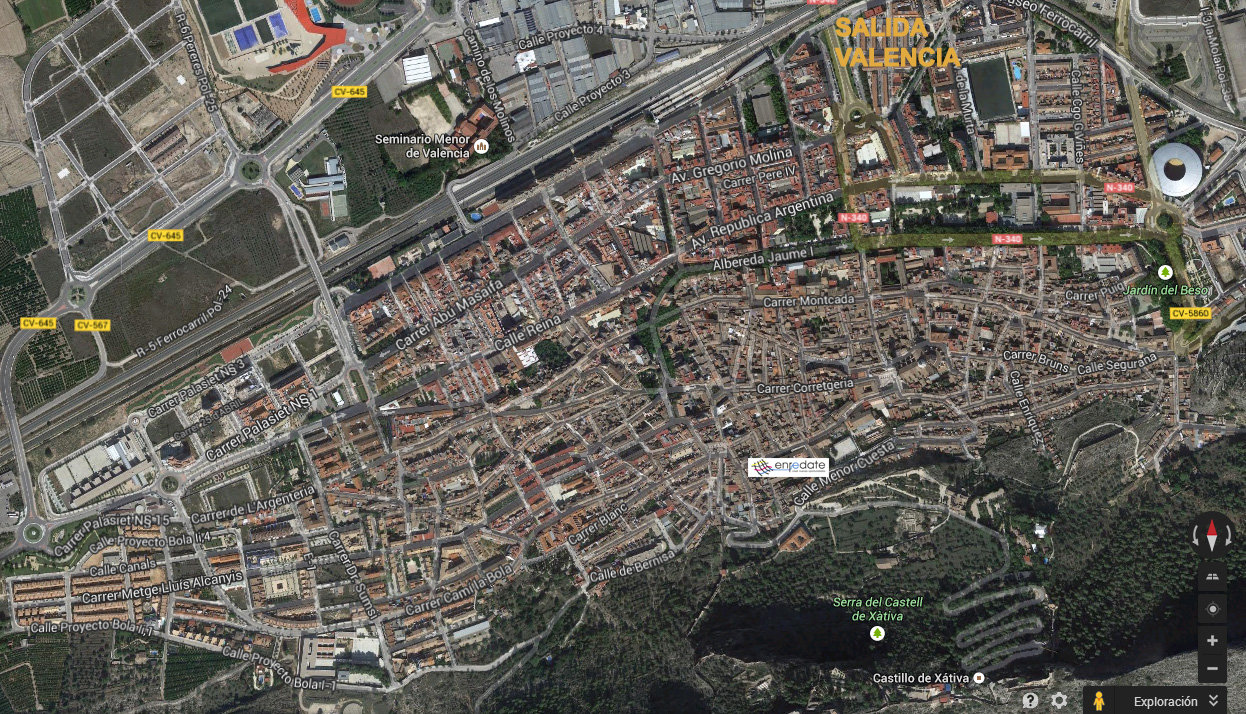 Imagen mapa Xàtiva