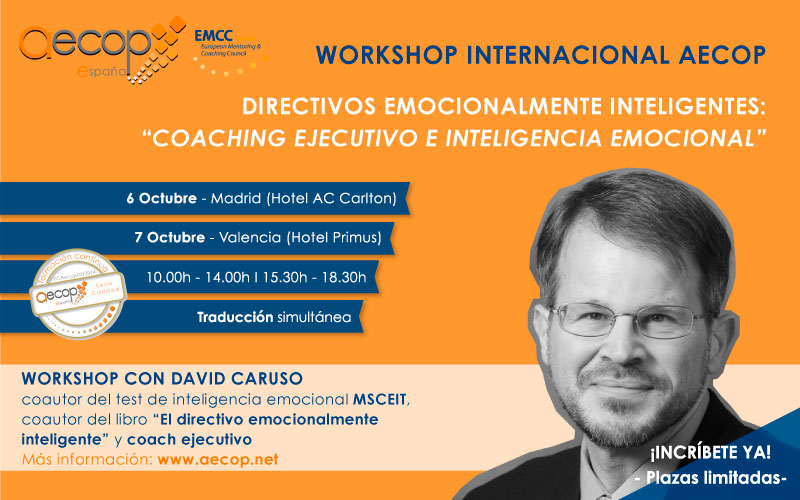 AECOP presenta a David Caruso: Directivos y l�deres emocionalmente inteligentes.
