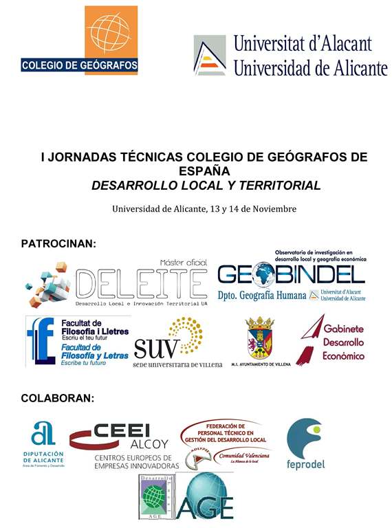 I Jornades tècniques del Col·legi de Geògrafs d