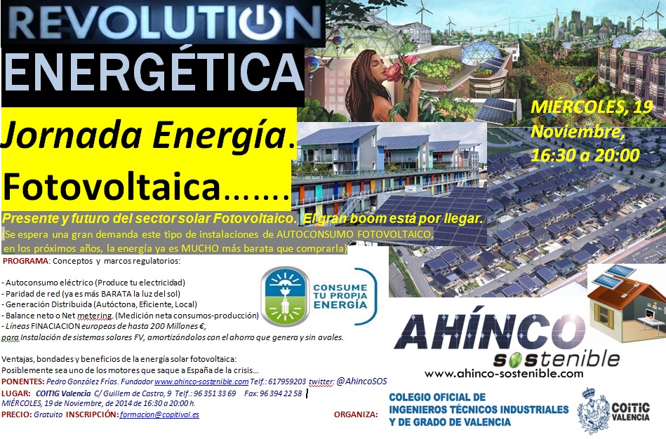JORNADA ENERGÍA SOLAR FOTOVOLTAICA