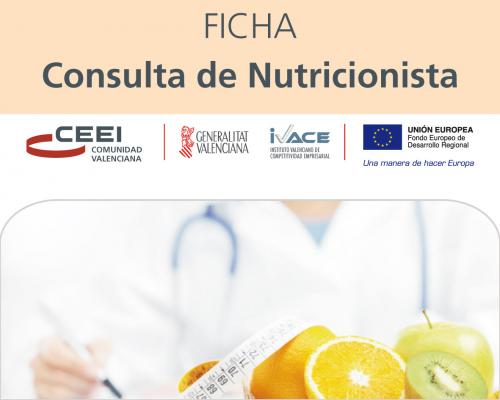 Consulta de nutricionista