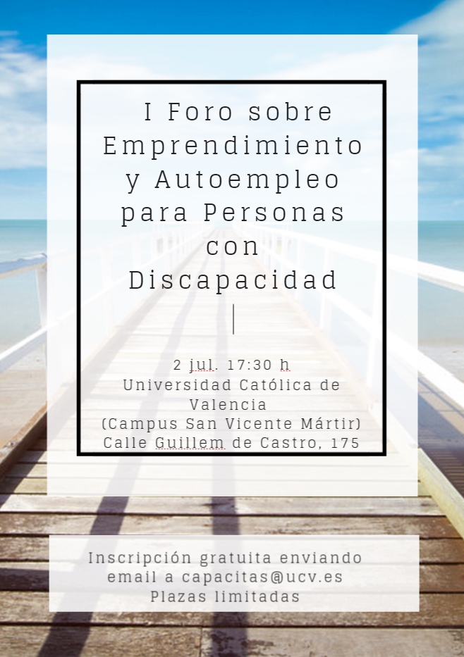 I Foro Capazia: Emprendimiento y Autoempleo para Personas con Discapacidad