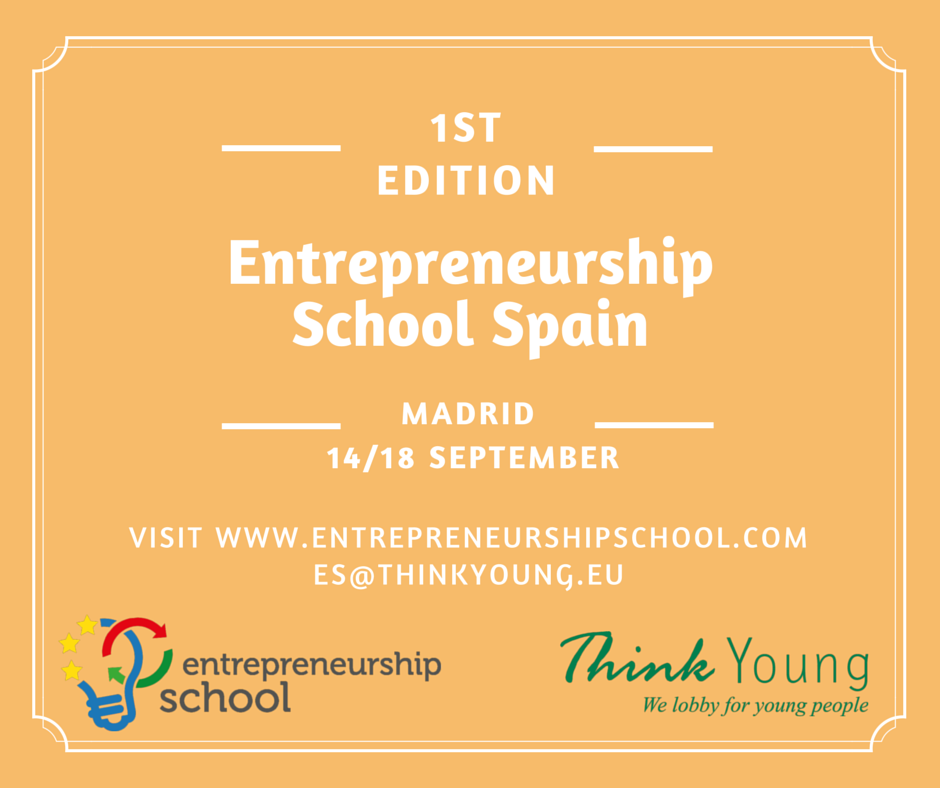 Entrepreneurship School Madrid 14 - 18 de septiembre